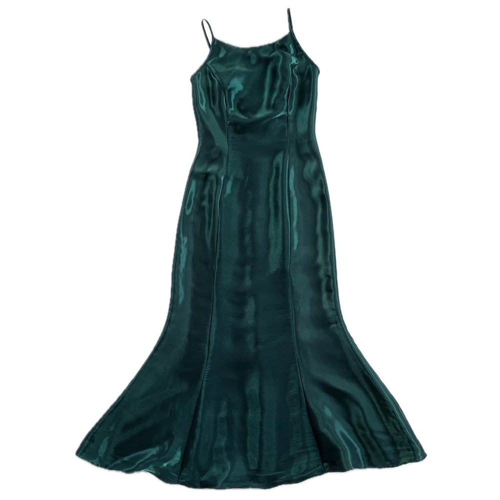 Jessica McClintock Sleeveless Evening Gown with Rhinestone Neckline